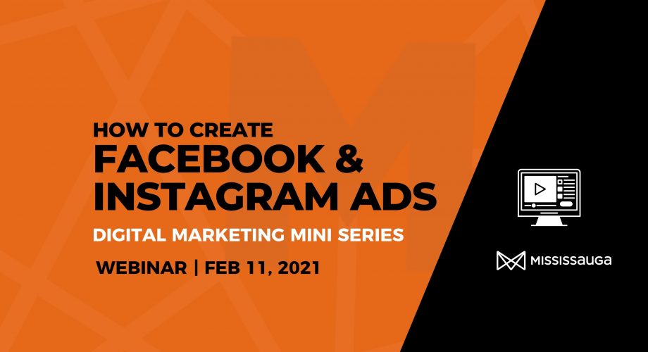 How to create facebook & instagram ads webinar graphic