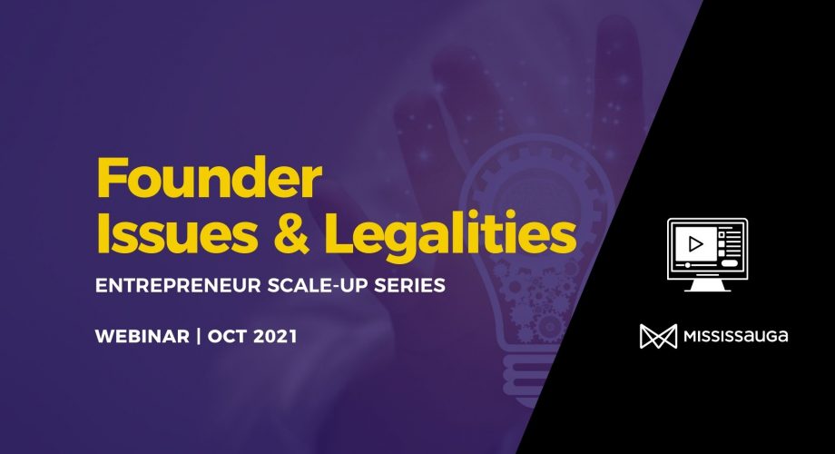 Webinar Scale-Up Founder Issues and Legalities Oct 2021