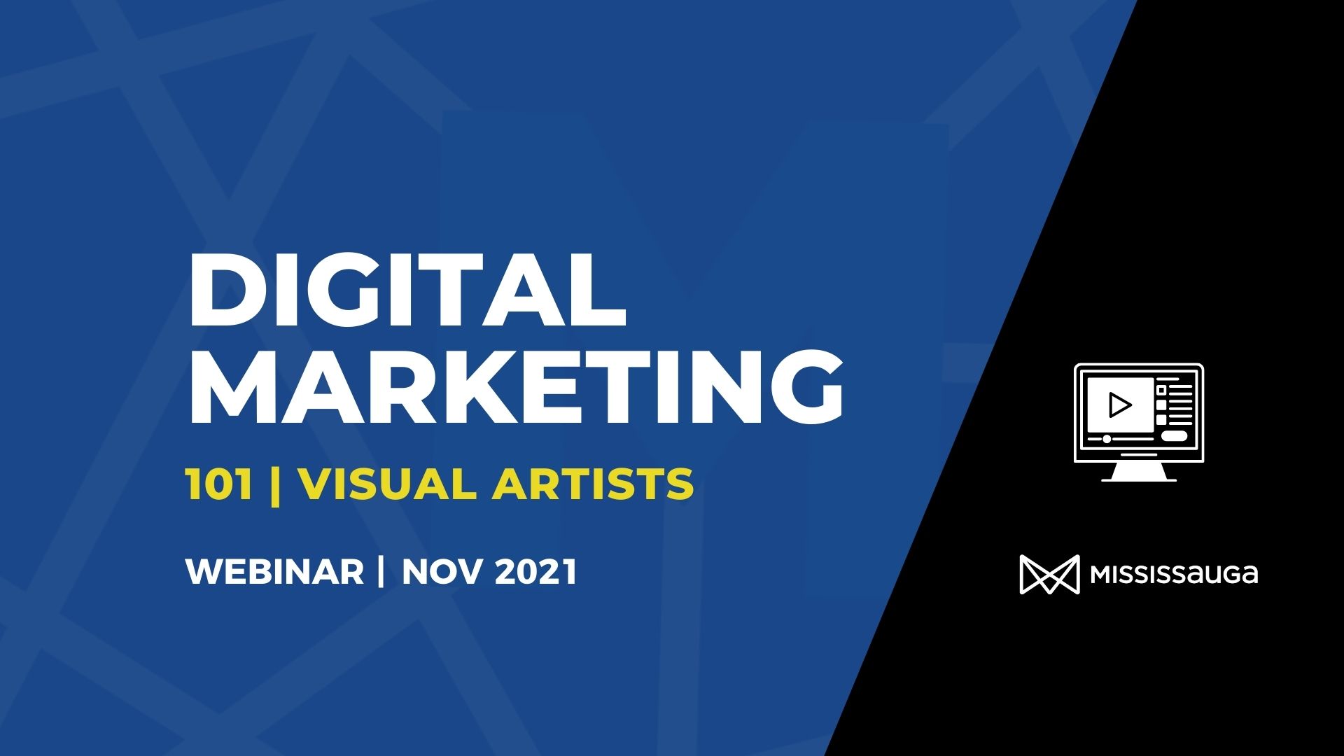 Digital Marketing for Visual Artists – Webinar Nov 2