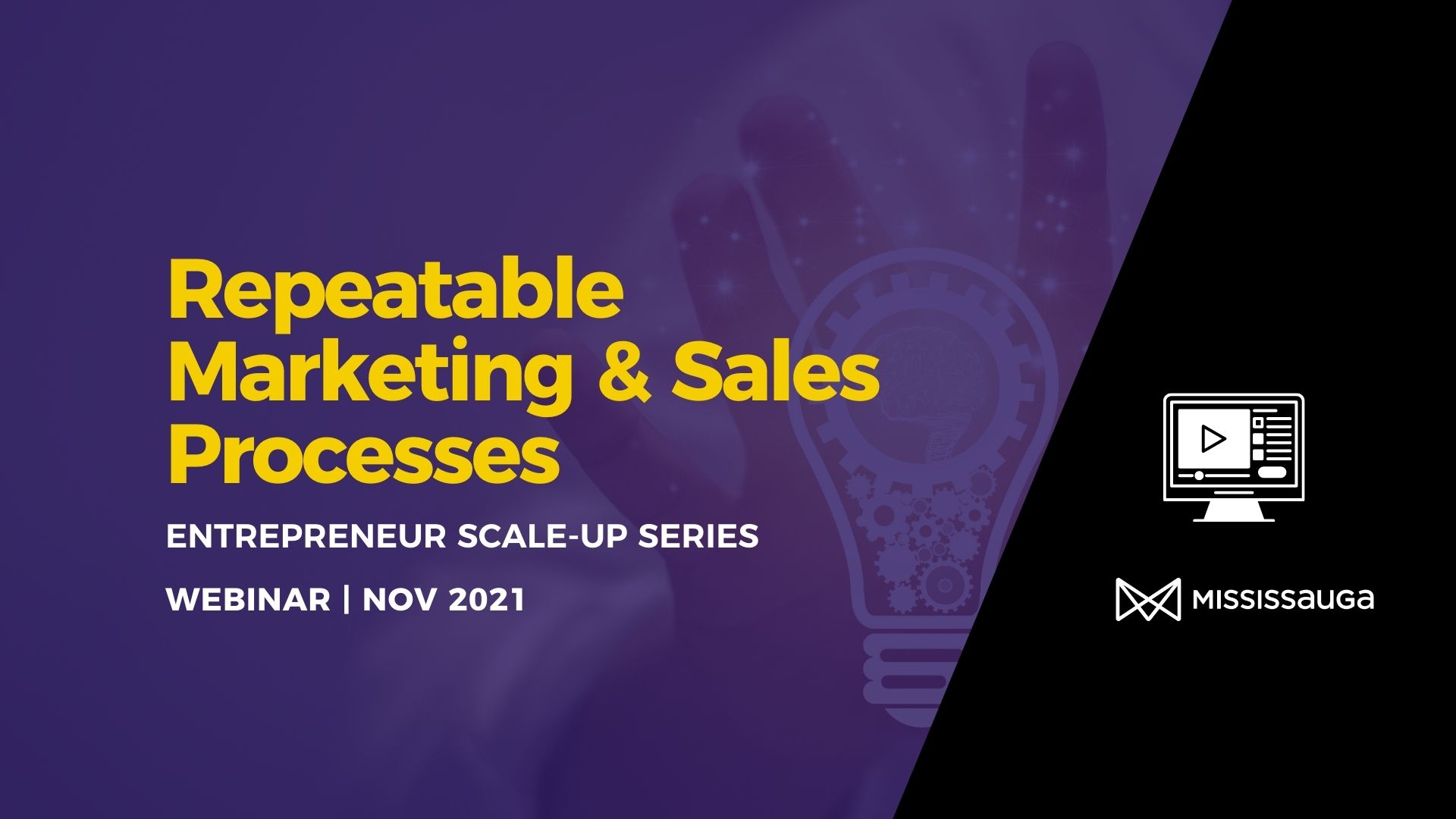 You are currently viewing Scale-Up Repeatable Marketing and Sales Processes – Webinar Nov 18
